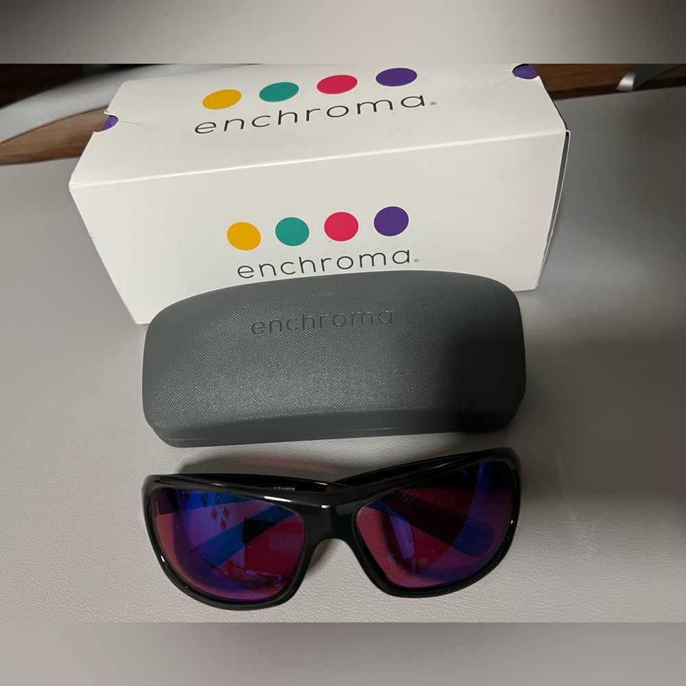 Enchroma ColorBlind Outdoor Glasses.